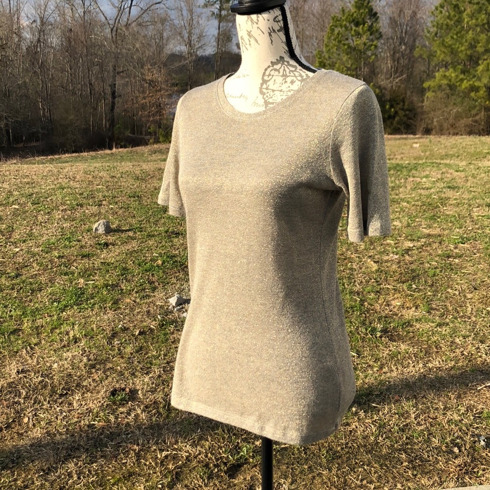 Zara collection gold  shirt small